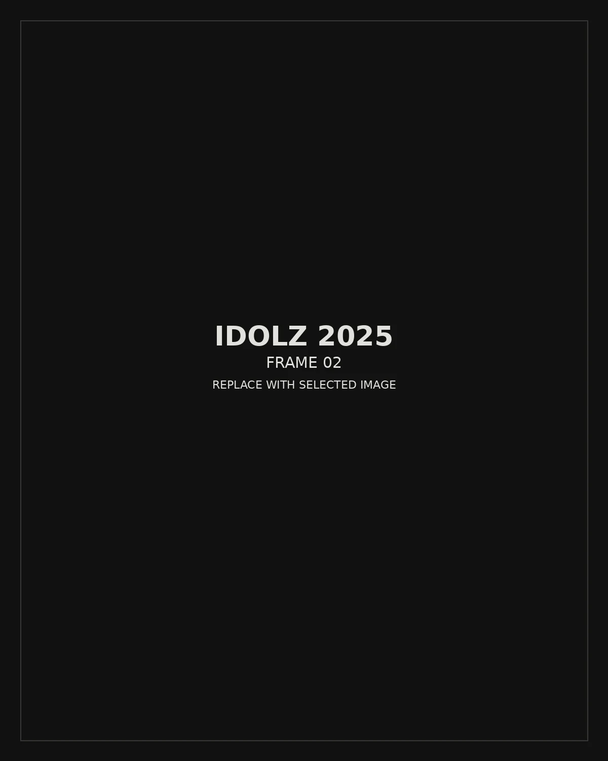 IDOLZ 2025 gallery placeholder — portrait automotive build frame.