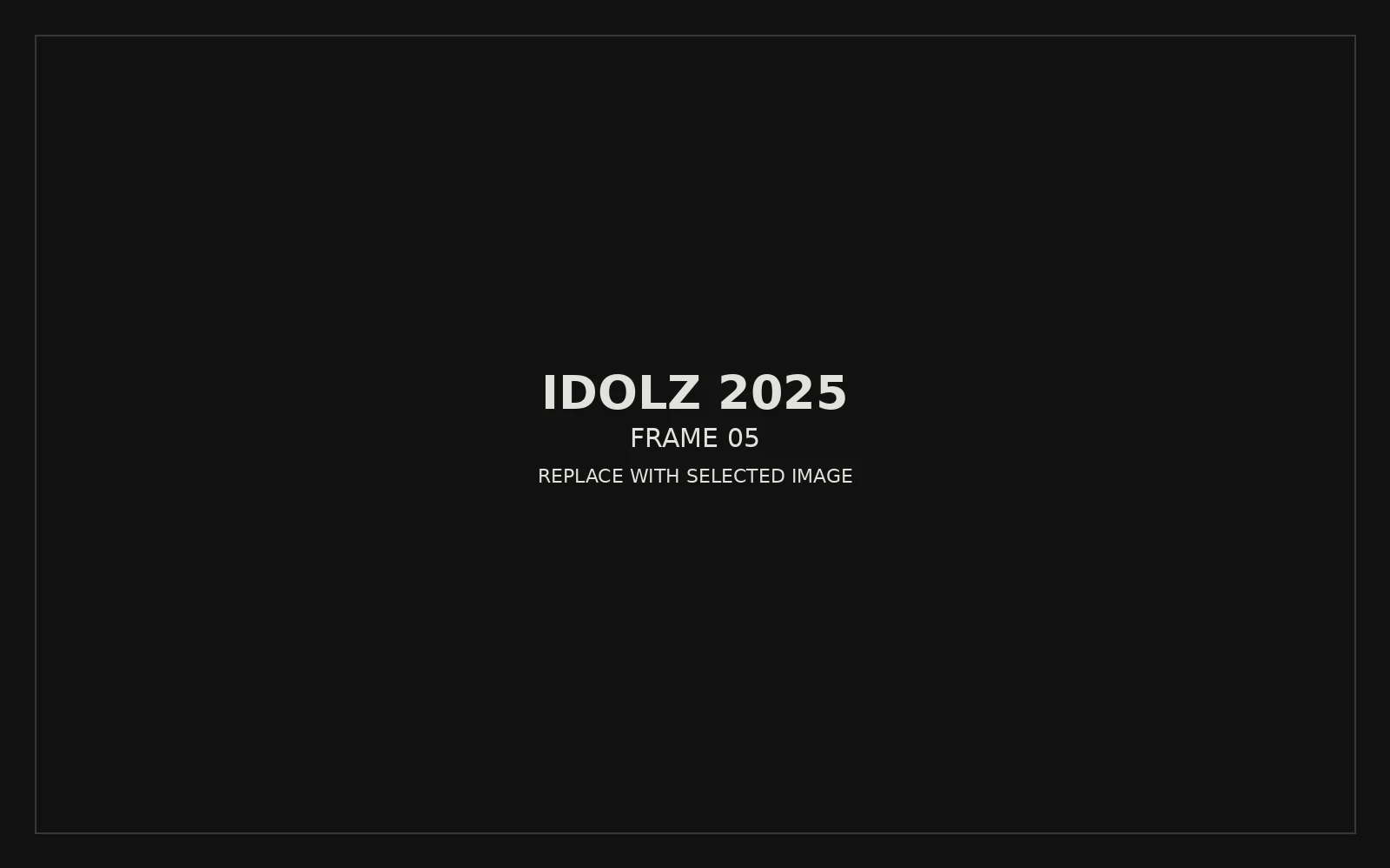 IDOLZ 2025 gallery placeholder — wide premium automotive frame.