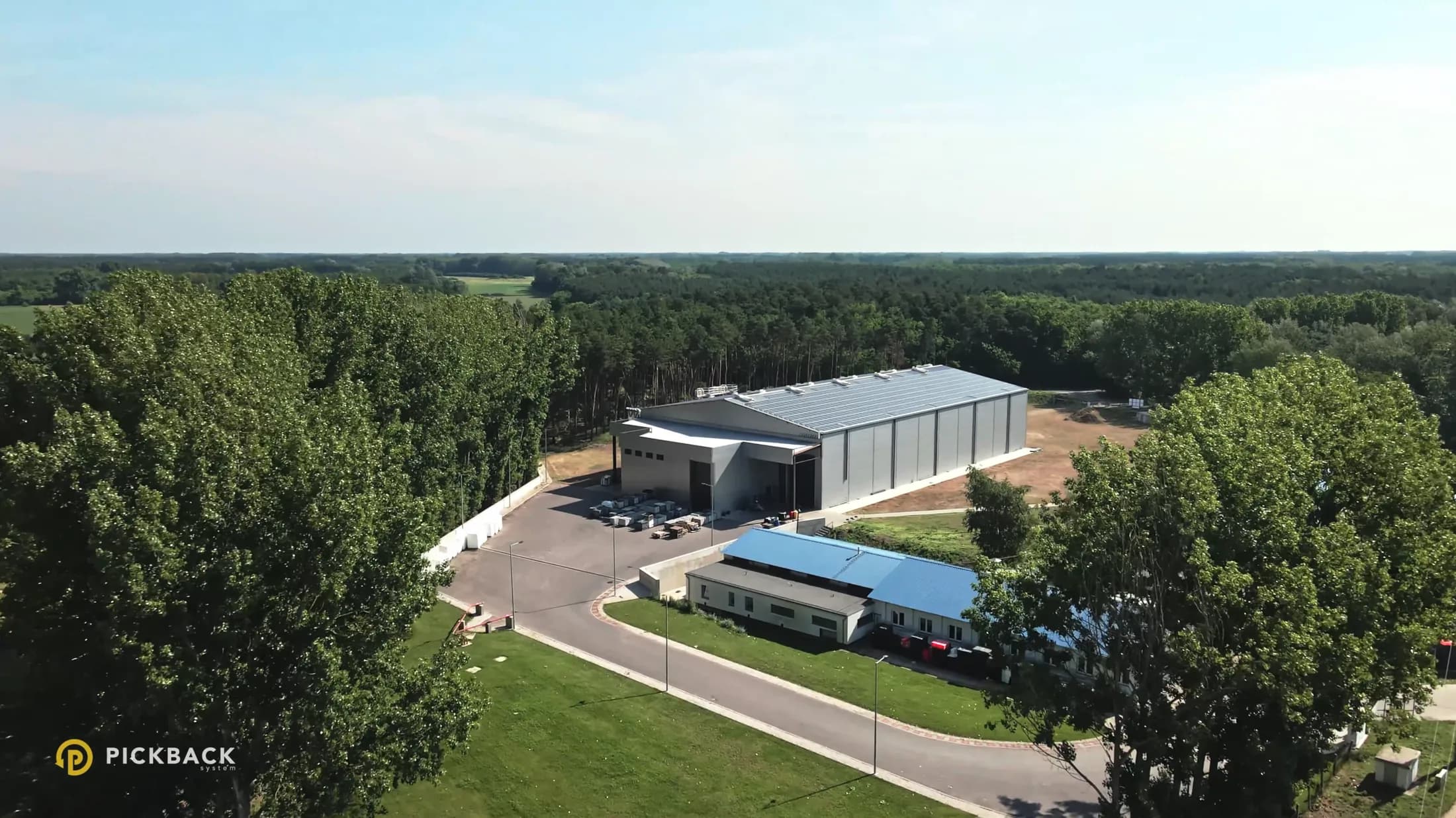 Aerial view of the IL-PE manufacturing facility in Hungary