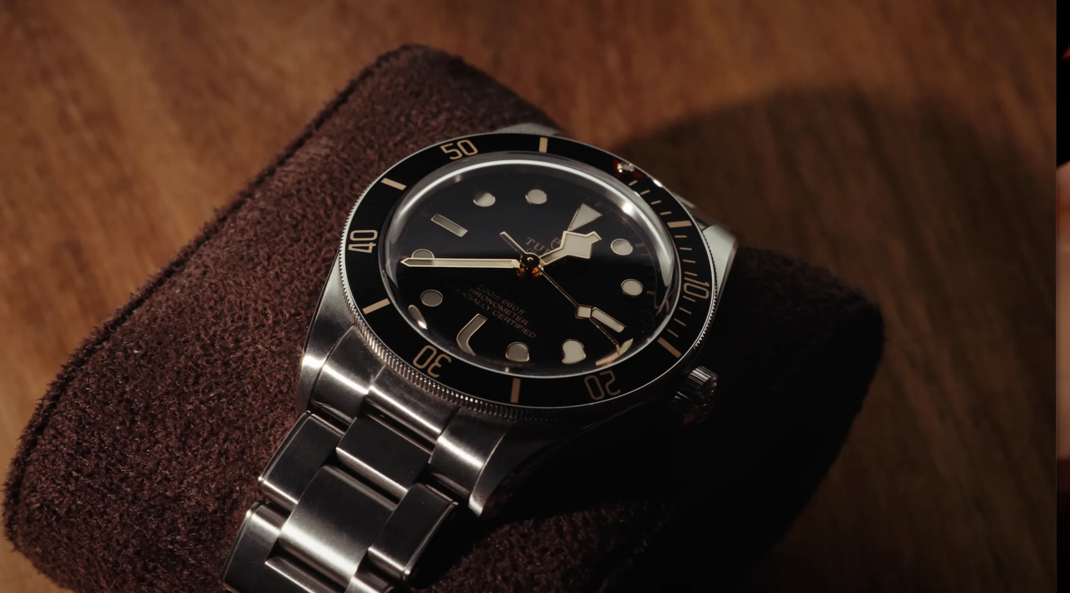 Beni’s watch photographed during the morning preparations